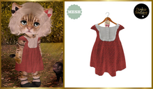 *DB* DINKIES MIA CHIFFON DRESS*  red berries