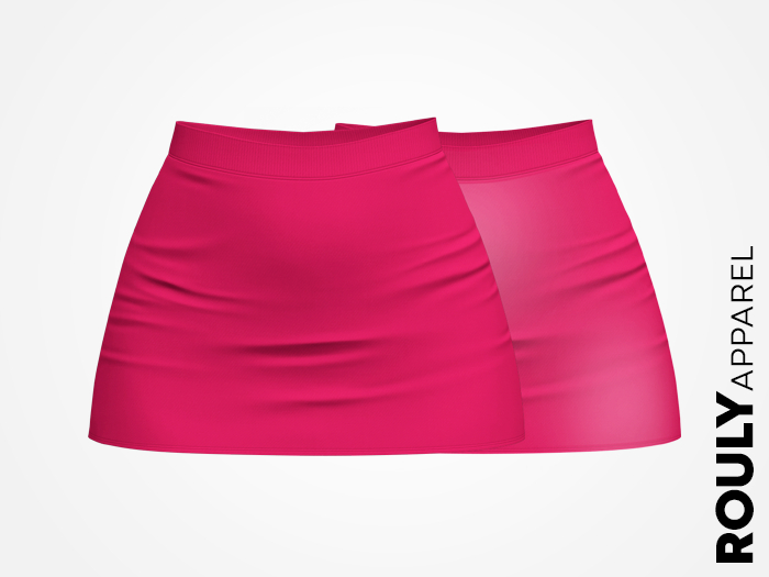 ROULY :: KISSnTELL Skirt - Burgundy