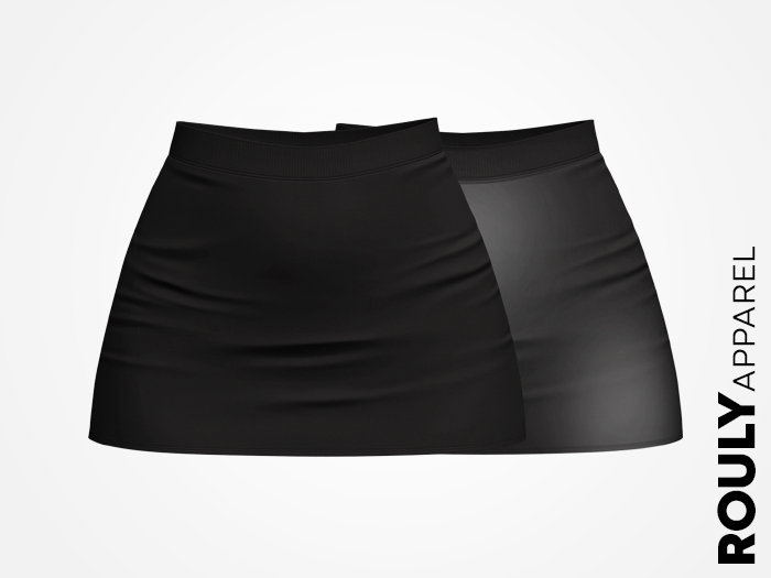 ROULY :: KISSnTELL Skirt - Black