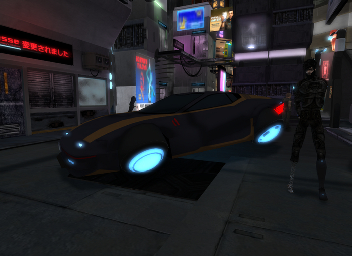 hover car quadra CP2077 mpv