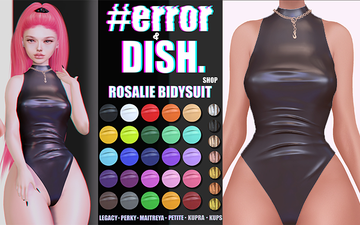 DISH. & #error - rosalie bodysuit - choco