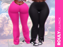 ROULY :: "StreetGirl" Wide Leg Pants - Fullpack