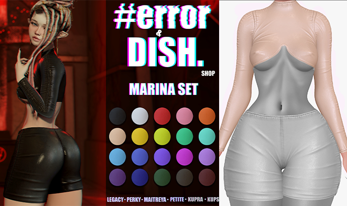 DISH. & #error - marina top - bege