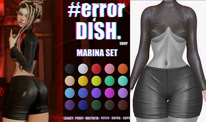 DISH. & #error - marina top - choco