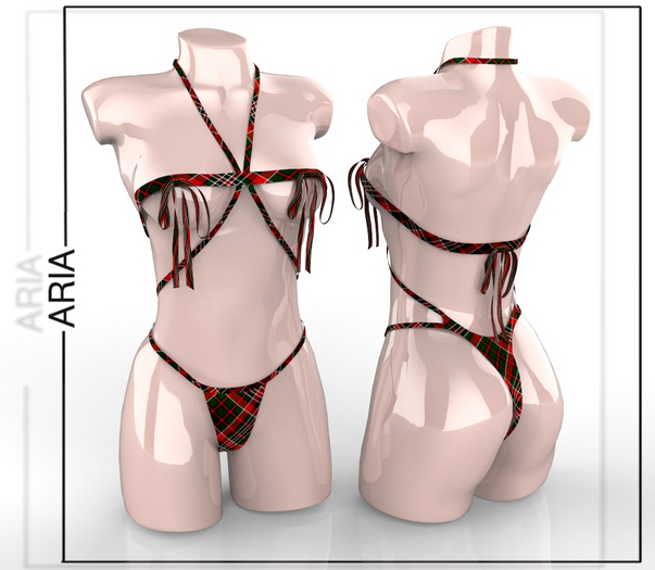 Christmas Ribbons Lingerie