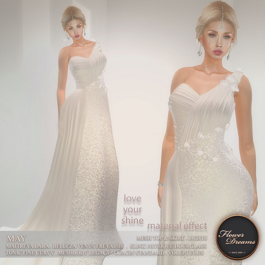 .:FlowerDreams:.May gown - ivory