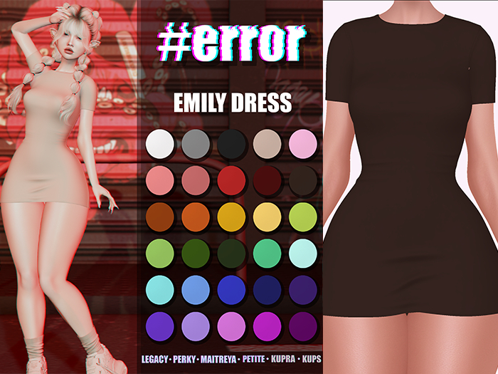 #error - emily dress - choco