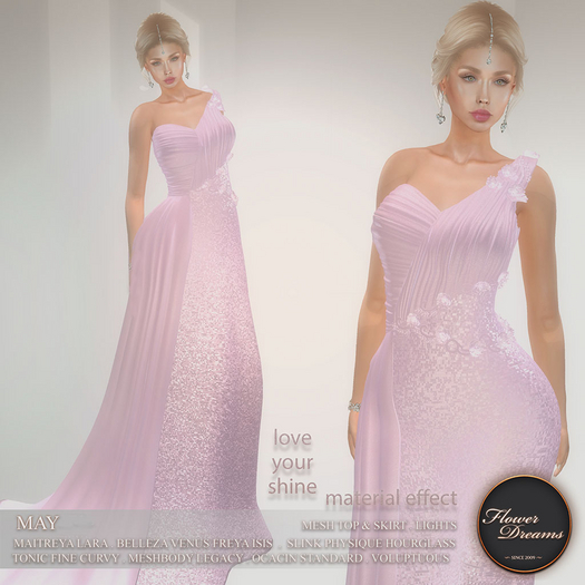 .:FlowerDreams:.May gown - baby pink Demo