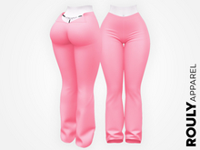 ROULY :: "StreetGirl" Wide Leg Pants - Bublegum