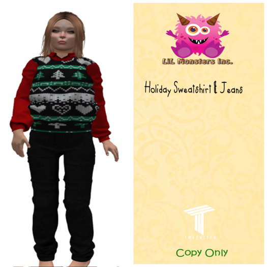 {~LMI~} Holiday Sweatshirt {Tweenster} (Unpacker)