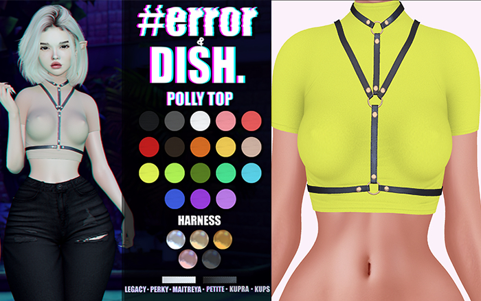 DISH. & #error - polly top - toxic