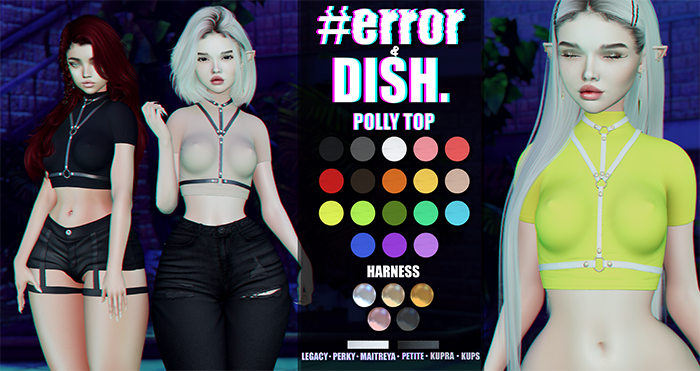 DISH. & #error - polly top - #fatpack