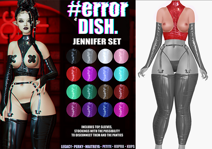 DISH. & #error - jennifer top - red