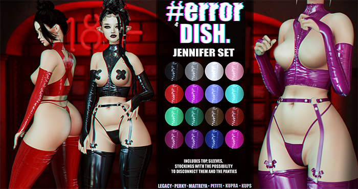 DISH. & #error - jennifer set