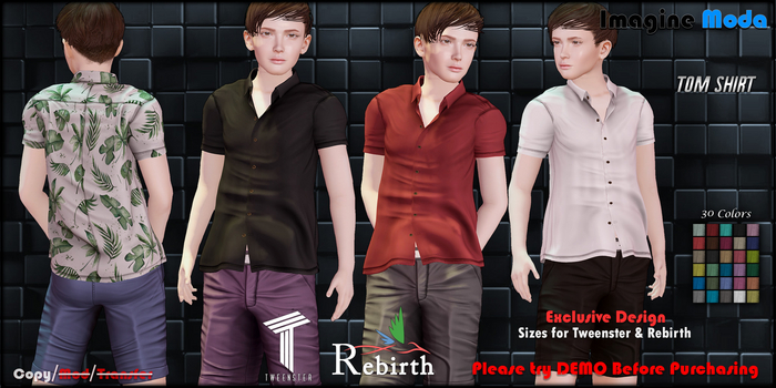 Tom Shirt Kids - Tweenster, Rebirth -Imagine Moda-