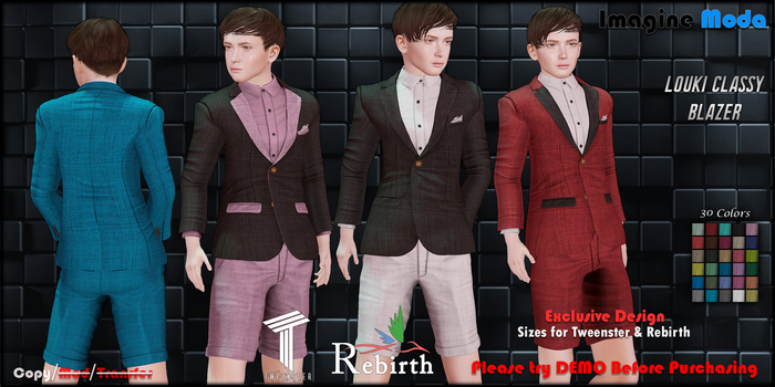 Louki Classy Blazer Kids - Tweenster, Rebirth -Imagine Moda-