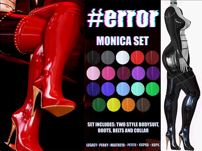 #error - monica set - boots - black