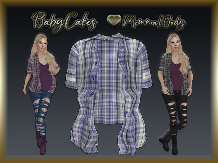 *BabyCakes - Aadi - Flannel Blouse - LoveMomma - 12 (Wear Me)