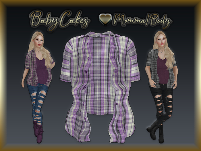 *BabyCakes - Aadi - Flannel Blouse - LoveMomma - 14 (Wear Me)