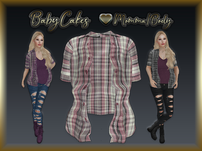 *BabyCakes - Aadi - Flannel Blouse - LoveMomma - 17 (Wear Me)
