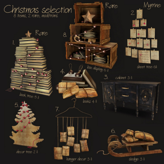 8. Myrrine - Christmas selection box display RARE
