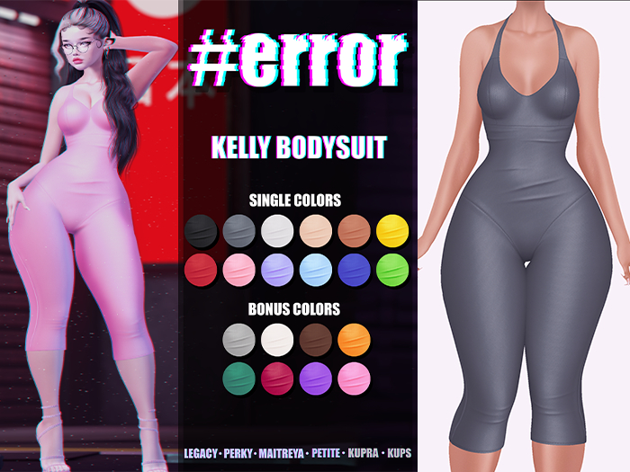 #error - kelly bodysuit - d.gray