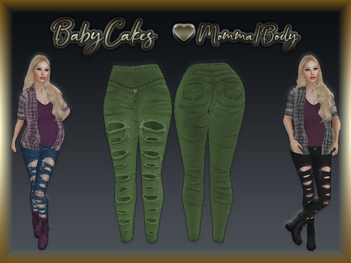 *BabyCakes - Aadi - Maturnity Jeggings  -  4 (Wear Me)
