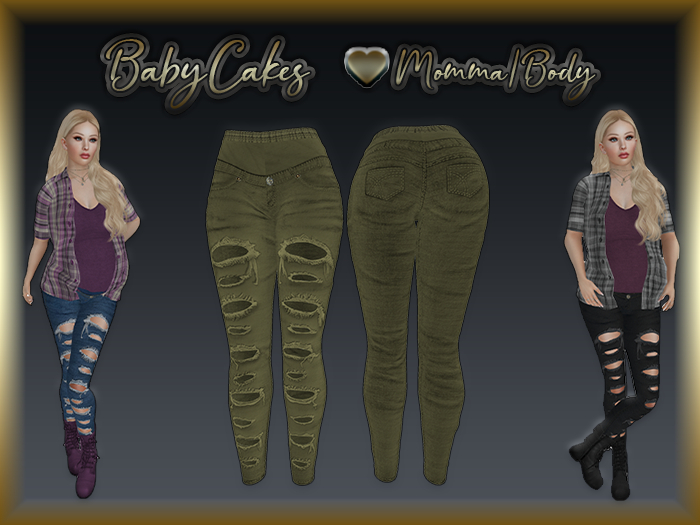 *BabyCakes - Aadi - Maturnity Jeggings  -  2 (Wear Me)