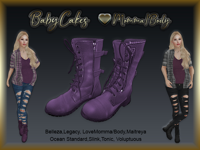 *BabyCakes - Aadi - Combat Boots -  14 (Wear Me)