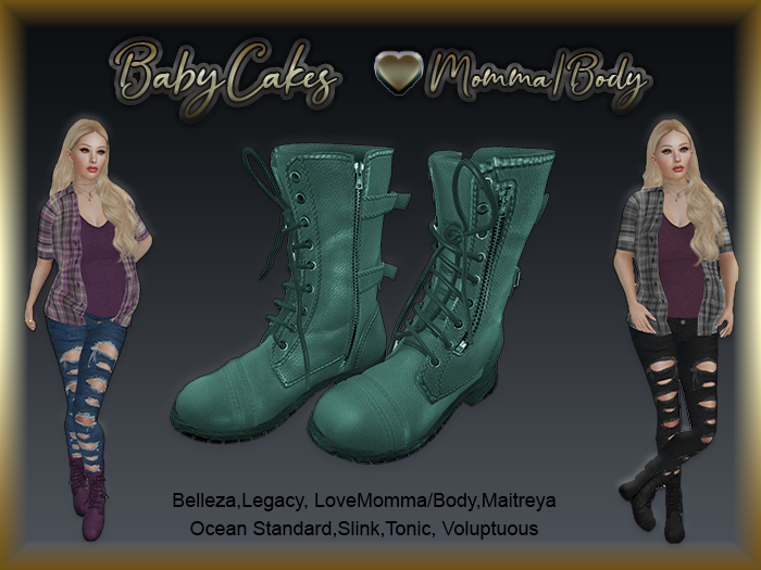 *BabyCakes - Aadi - Combat Boots -  8 (Wear Me)