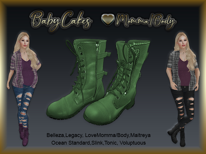 *BabyCakes - Aadi - Combat Boots -  5 (Wear Me)