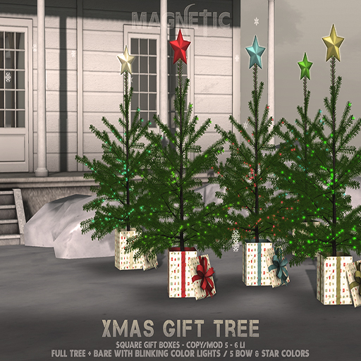 Magnetic - Xmas Gift Tree - Square (ADD ME)