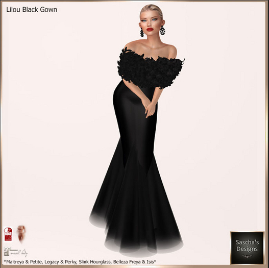 SAS - Lilou Black Gown (MB)