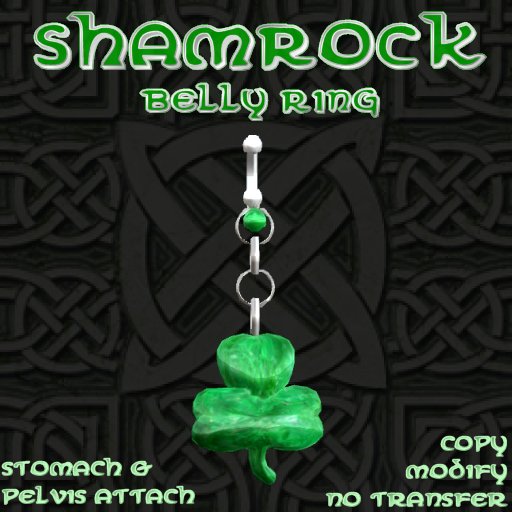 :*:CPD:*: Shamrock Belly Ring