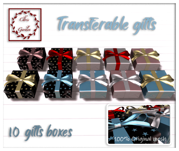 C*Transferable Gifts boxes