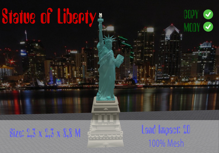 GreenTech STATUE of LIBERTY