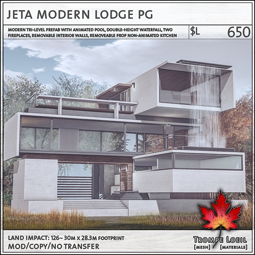 Trompe Loeil - Jeta Modern Lodge PG V1.2 [mesh]