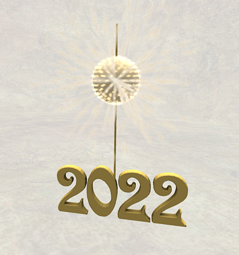 *LL* New Year 2022 Gold with Sparkle