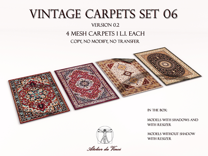 Vintage Mesh Carpets Set 06 Ver. 0.2