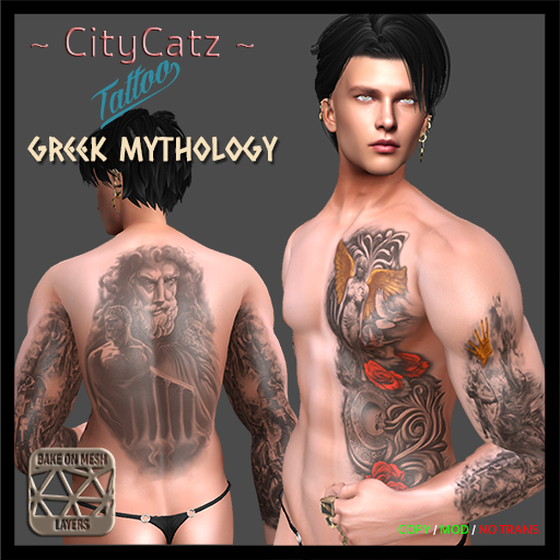 ~ CityCatz ~ Tattoo *** Greek Mythology *** BOM