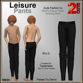 Leisure Pants [2cute] Black
