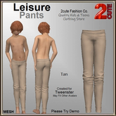 Leisure Pants [2cute] Tan