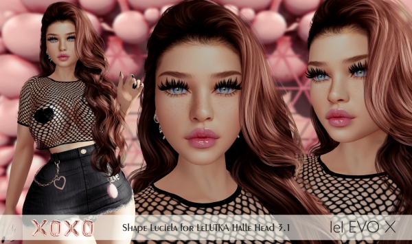 XOXO - SHAPE Luciela LeLUTKA Halle Head 3.1