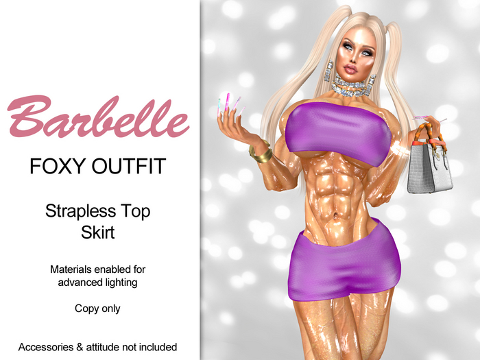 Barbelle Foxy Outfit - Purple