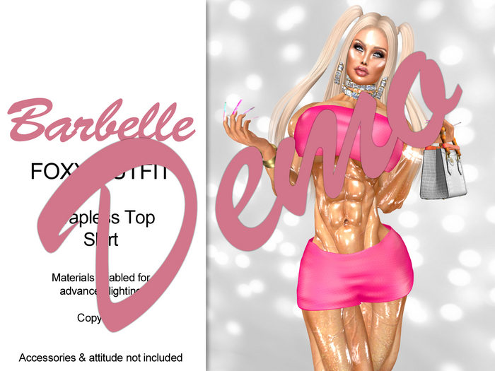 Demo - Barbelle Foxy Outfit - Pink