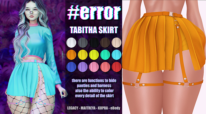 #error - tabitha skirt - orange
