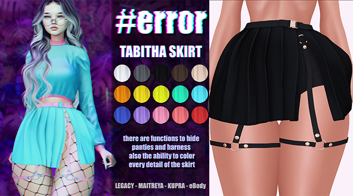 #error - tabitha skirt - black