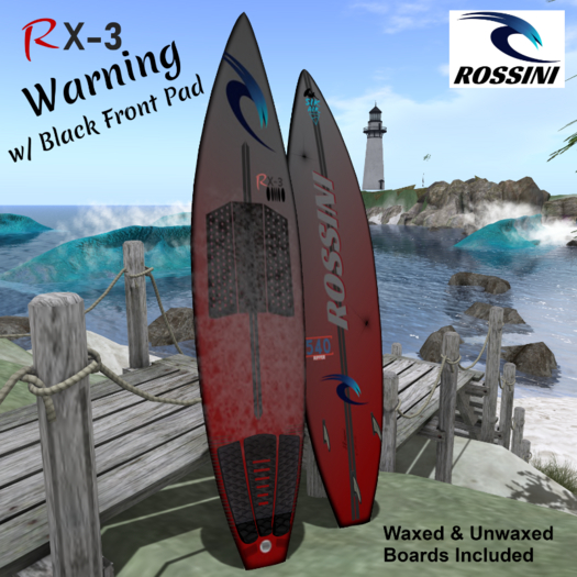 ROSSINI Surf X-3 - Warning -black