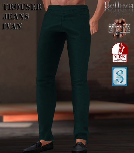 MJB trouser-jeans Green Ivan Legacy Belleza Jake Signature Slink male