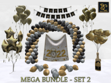 BMC3691 - MEGA BUNDLE SET 2 - BALLOONS, BUNTING & ARCH WITH ONE BENTO BALLOON GIVER - MASSIVE SAVINGS